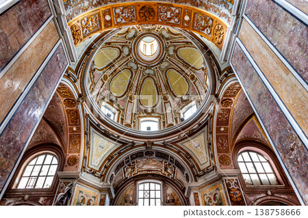Interiors of san Paolo Maggiore church, Naples, Italy 138758666