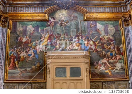 Interiors of san Paolo Maggiore church, Naples, Italy Interiors of san Paolo Maggiore church, Naples, Italy 138758668