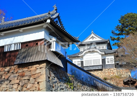 [Okayama Prefecture] Bitchu Matsuyama Castle (existing keep) in winter 138758720