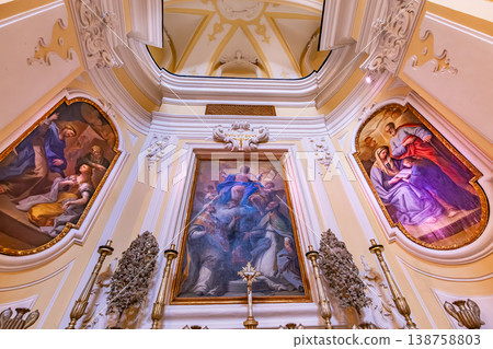 San Michele church, Anacapri, Italy San Michele church, Anacapri, Italy 138758803
