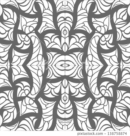 simple seamless abstract gray and white pattern, texture simple seamless abstract gray and white pattern, texture 138758874