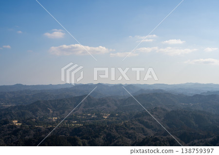 View of the Boso mountain range from Tsukumo Valley Observatory, Chiba Prefecture View of the Boso mountain range from Tsukumo Valley Observatory, Chiba Prefecture 138759397