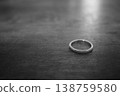 Monochrome ring and blank space 138759580