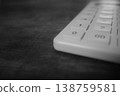 Monochrome calculator and copy space 138759581