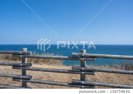 The Pacific Ocean as seen from Taitosaki Observatory, Chiba Prefecture The Pacific Ocean as seen from Taitosaki Observatory, Chiba Prefecture 138759630