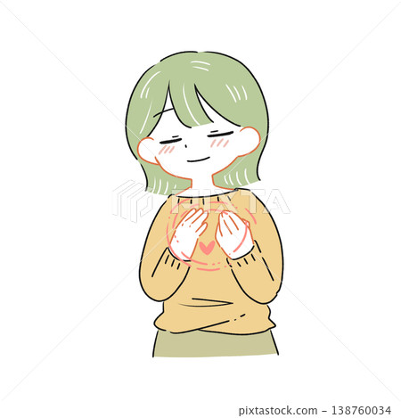 珍愛自己的女性的插圖 珍愛自己的女性的插圖 138760034