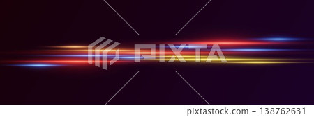 Abstract speed lines creating dynamic light trails in dark space Abstract speed lines creating dynamic light trails in dark space 138762631