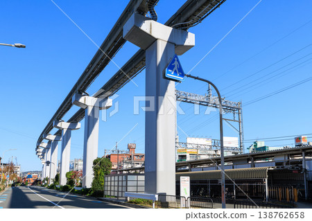 Hotarugaike Station on the Osaka Monorail and Hankyu Takarazuka Line (Toyonaka City, Osaka Prefecture) 138762658