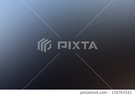 Flowing gradient of tranquil blue fading into deep charcoal with refined vignette effects 138763581