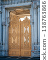Elegant Welcoming Entrance. Charming Gateway Showcasing Ornate Craftsmanship And Inviting Ambiance 138763866