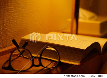 At a hotel while traveling, by the pillow when going to sleep At a hotel while traveling, by the pillow when going to sleep 138764006