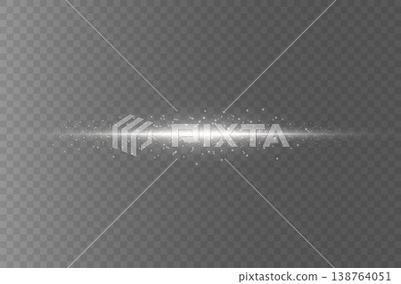White light line with sparkling particles creating speed and movement visually White light line with sparkling particles creating speed and movement visually 138764051