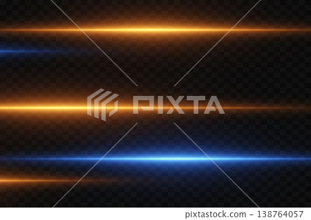 Speeding light lines creating dynamic neon laser effect on dark background Speeding light lines creating dynamic neon laser effect on dark background 138764057
