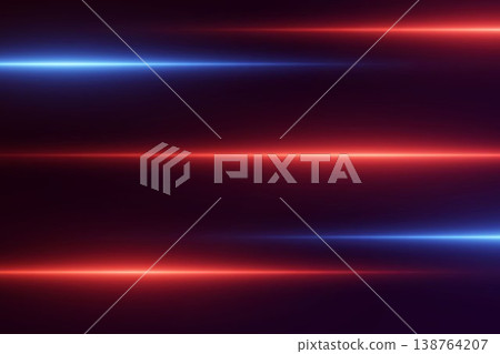 Digital data streams creating a futuristic glowing neon light background pattern 138764207