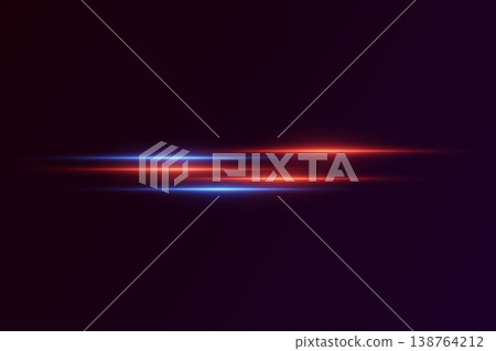 Dynamic light lines creating speed and technology concept on dark background 138764212