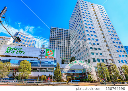 大崎新城位於東京都品川區大崎站東出口。 138764698