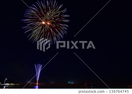 Ube City Fireworks Festival: Fireworks display, Aerial fireworks, Yamaguchi Prefecture, Chugoku region Ube City Fireworks Festival: Fireworks display, Aerial fireworks, Yamaguchi Prefecture, Chugoku region 138764745