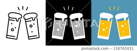 A simple beer icon A simple beer icon 138765831