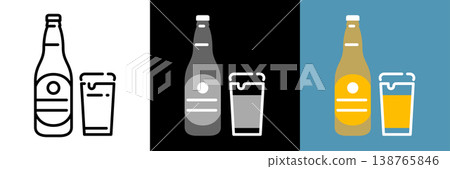 A simple beer icon A simple beer icon 138765846