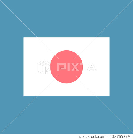 Japanese flag icon Japanese flag icon 138765859