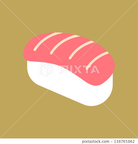 金槍魚壽司圖標 138765862