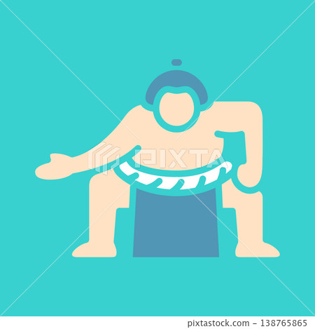 Sumo wrestler icon Sumo wrestler icon 138765865