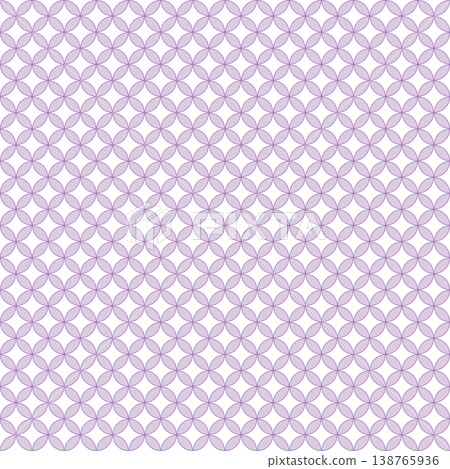 Geometric Seamless Background, Shippo Pattern 138765936