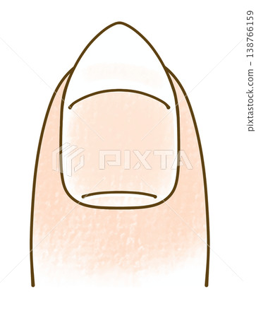 Loose, simple, almond-shaped nails with an analog feel. Loose, simple, almond-shaped nails with an analog feel. 138766159