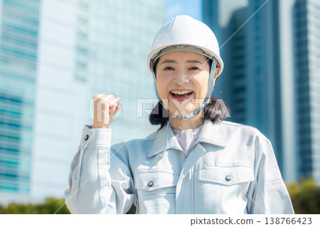 Women in work clothes 138766423