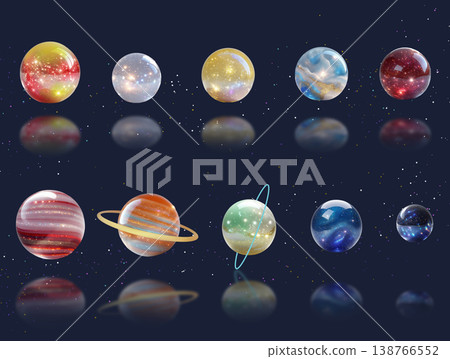 玻璃太陽、行星和矮行星 138766552