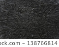 Black Painted OSB Wood Texture Background with Visible Strands. High quality photo 138766814