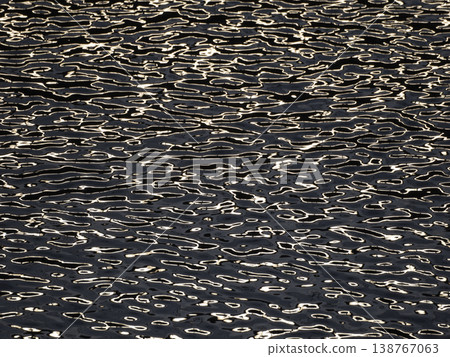 水面上倒映著光影交錯的風景 138767063