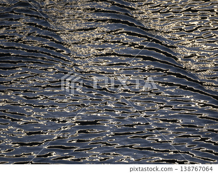 水面上倒映著光影交錯的風景 138767064