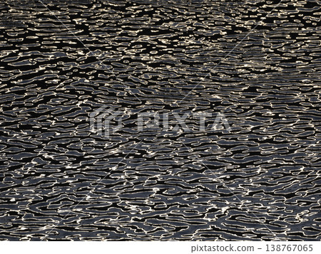 水面上倒映著光影交錯的風景 138767065