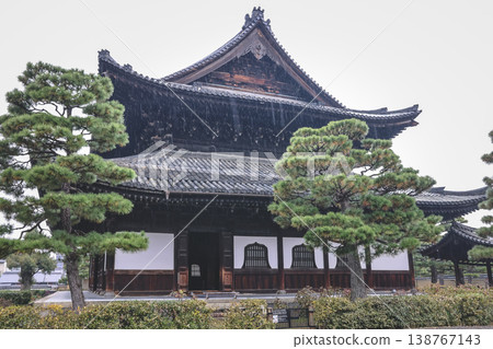 Nov 25 2025 Kennin ji Temple in Kyoto During Gentle Rainfall 138767143