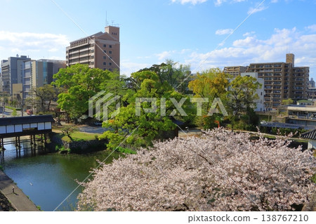 Springtime in Oita city (viewed from Oita Castle Ruins Park) Springtime in Oita city (viewed from Oita Castle Ruins Park) 138767210