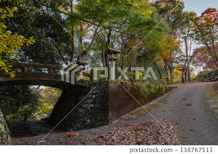 View of the ruins of Futamata Castle in Hamamatsu City (Shizuoka Prefecture) View of the ruins of Futamata Castle in Hamamatsu City (Shizuoka Prefecture) 138767511
