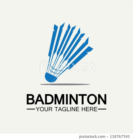 Badminton Logo vector icon illustration design template.Badminton Shuttlecock icon logo.Badminton sport logo template vector. Sport club logo concept Badminton Logo vector icon illustration design template.Badminton Shuttlecock icon logo.Badminton sport logo template vector. Sport club logo concept 138767593