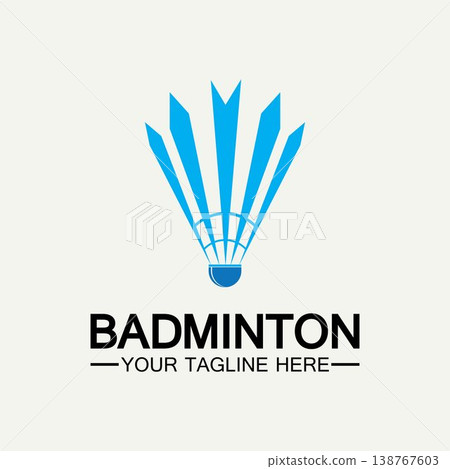 Badminton Logo vector icon illustration design template.Badminton Shuttlecock icon logo.Badminton sport logo template vector. Sport club logo concept Badminton Logo vector icon illustration design template.Badminton Shuttlecock icon logo.Badminton sport logo template vector. Sport club logo concept 138767603