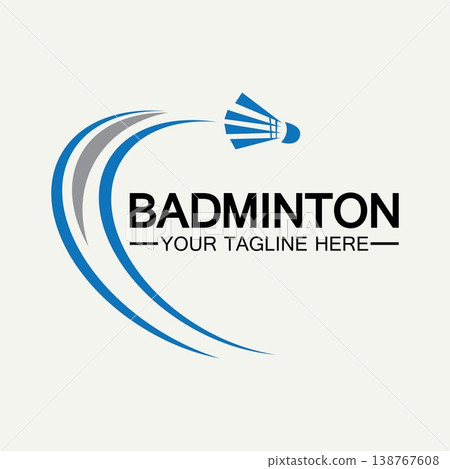 Badminton Logo vector icon illustration design template.Badminton Shuttlecock icon logo.Badminton sport logo template vector. Sport club logo concept Badminton Logo vector icon illustration design template.Badminton Shuttlecock icon logo.Badminton sport logo template vector. Sport club logo concept 138767608
