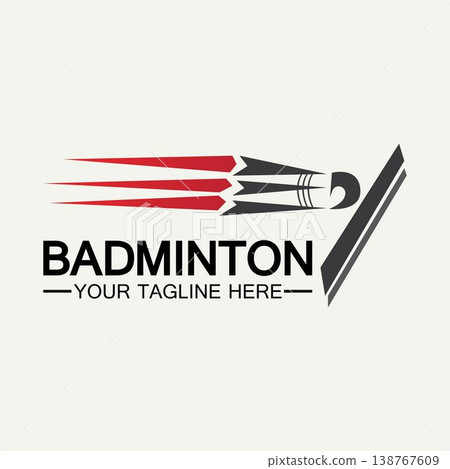 Badminton Logo vector icon illustration design template.Badminton Shuttlecock icon logo.Badminton sport logo template vector. Sport club logo concept Badminton Logo vector icon illustration design template.Badminton Shuttlecock icon logo.Badminton sport logo template vector. Sport club logo concept 138767609