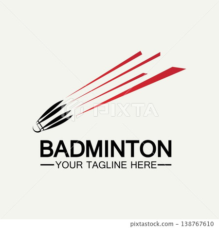 Badminton Logo vector icon illustration design template.Badminton Shuttlecock icon logo.Badminton sport logo template vector. Sport club logo concept Badminton Logo vector icon illustration design template.Badminton Shuttlecock icon logo.Badminton sport logo template vector. Sport club logo concept 138767610