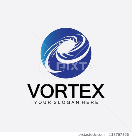 Vortex logo symbol icon illustration design vector.Tornado, vortex, hurricane logo design elements Vortex logo symbol icon illustration design vector.Tornado, vortex, hurricane logo design elements 138767866