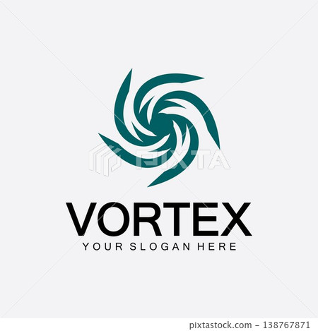 Vortex logo symbol icon illustration design vector.Tornado, vortex, hurricane logo design elements Vortex logo symbol icon illustration design vector.Tornado, vortex, hurricane logo design elements 138767871