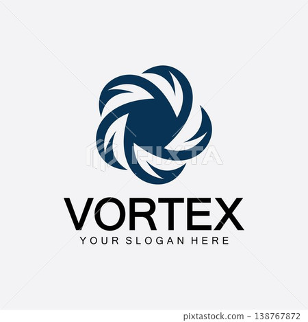 Vortex logo symbol icon illustration design vector.Tornado, vortex, hurricane logo design elements Vortex logo symbol icon illustration design vector.Tornado, vortex, hurricane logo design elements 138767872