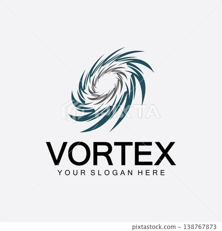 Vortex logo symbol icon illustration design vector.Tornado, vortex, hurricane logo design elements 138767873