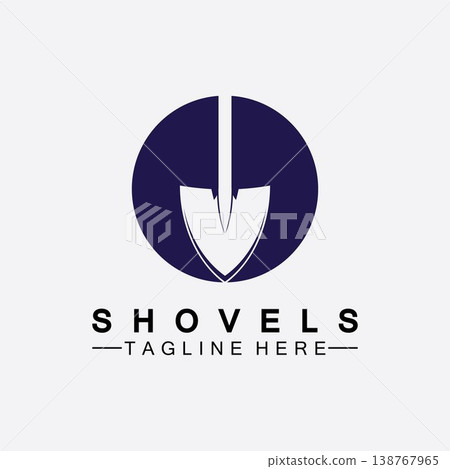 Shovel logo vector icon symbol illustration design.Shovel icon isolated on white background. Gardening tool. Tool for horticulture ,agriculture ,farming. Vector Illustration Shovel logo vector icon symbol illustration design.Shovel icon isolated on white background. Gardening tool. Tool for horticulture ,agriculture ,farming. Vector Illustration 138767965