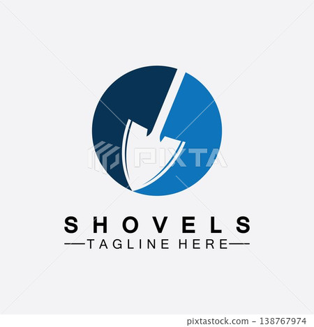 Shovel logo vector icon symbol illustration design.Shovel icon isolated on white background. Gardening tool. Tool for horticulture ,agriculture ,farming. Vector Illustration Shovel logo vector icon symbol illustration design.Shovel icon isolated on white background. Gardening tool. Tool for horticulture ,agriculture ,farming. Vector Illustration 138767974