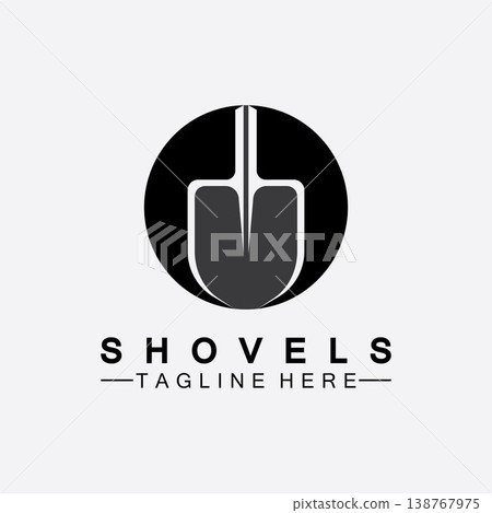 Shovel logo vector icon symbol illustration design.Shovel icon isolated on white background. Gardening tool. Tool for horticulture ,agriculture ,farming. Vector Illustration Shovel logo vector icon symbol illustration design.Shovel icon isolated on white background. Gardening tool. Tool for horticulture ,agriculture ,farming. Vector Illustration 138767975