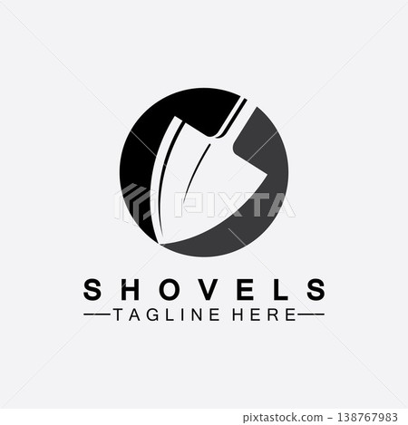 Shovel logo vector icon symbol illustration design.Shovel icon isolated on white background. Gardening tool. Tool for horticulture ,agriculture ,farming. Vector Illustration Shovel logo vector icon symbol illustration design.Shovel icon isolated on white background. Gardening tool. Tool for horticulture ,agriculture ,farming. Vector Illustration 138767983